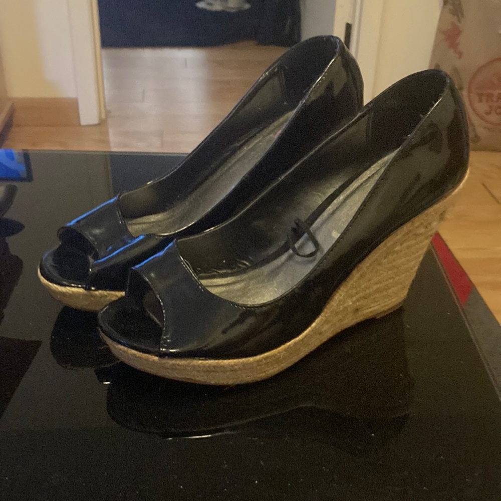 Size 10 Torrid Open Toe Wedge New With Tags